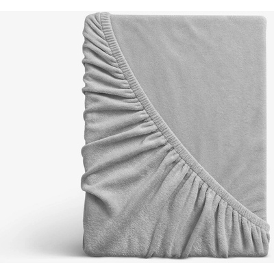 Goldea froté elastické prostěradlo šedé 90x200