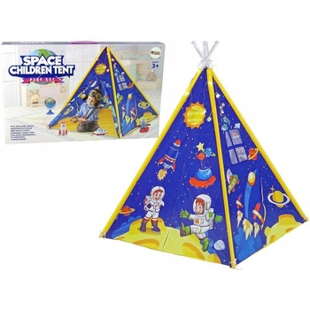 Lean Toys Detský stan teepee ružový s jednorožcami