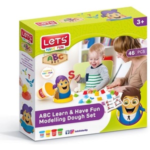 LET'S Пластилин ABC Learning, Комплект, 51 елемента Let`s L-9005