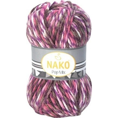 Nako Pletací příze Nako Pop Mix 86636 - fialová