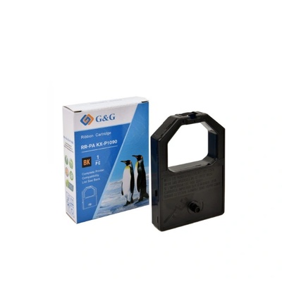 ЛЕНТА ЗА МАТРИЧЕН ПРИНТЕР PANASONIC KX-P 110/145/1080/1090/1124/1150/1160/1121/2030/1190/1180/2150/1693 - PN ND-R0007 / RR-PA-KX-P1090-BK - 1, 8 m x 8 mm - Black - G&G (ND-R 0007)