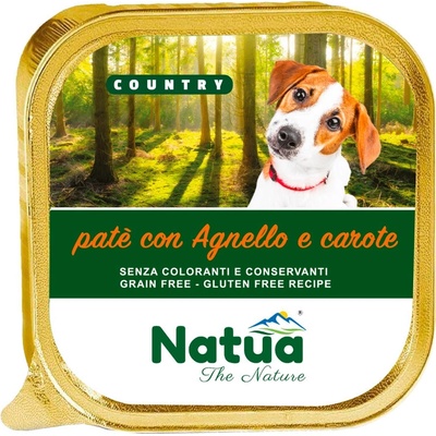 Natua Country Dog Jahňacie s mrkvou paté 100 g