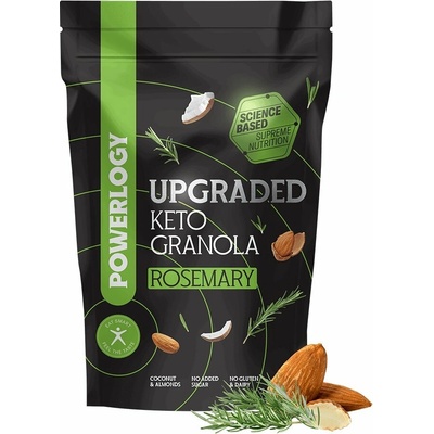 Powerlogy Upgraded Keto Granola Rosemary 350 g