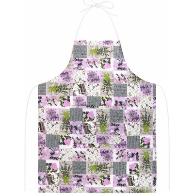 BELLATEX Zástěra Adéla 67 × 84 cm 7750/243 patchwork lila