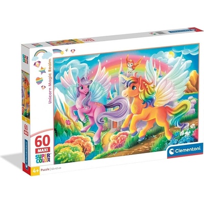 Clementoni maxi jednorožce Unicorn magic 60 dielov