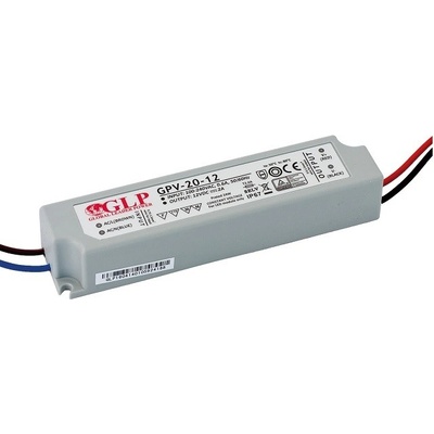 GLP napájecí zdroj GPV-20-12, 12V 2A 24W IP67