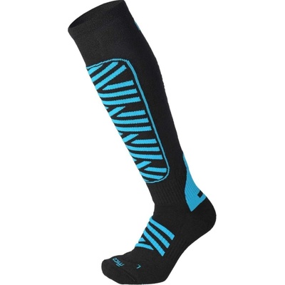 Mico dámske lyžiarske ponožky Heavy Weight Superthermo Primaloft Merino Ski Woman Socks nero/turchese