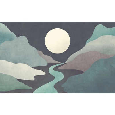 Komar Vliesová fototapeta Moonlight Monument 400 x 250 cm
