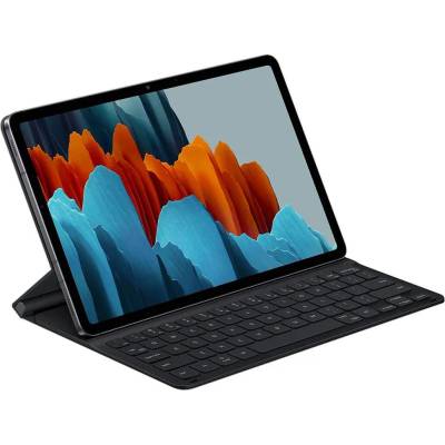 Samsung Book Keyboard Case EF-DT630UBE - кейс с клавиатура и поставка за Samsung Galaxy Tab S7 (черен)