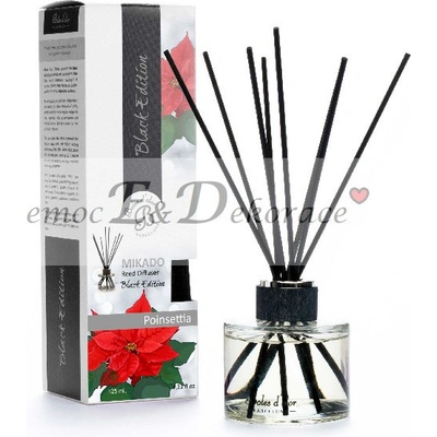 Boles D´olor Difuzér Mikado Black Edition Poinsettia 125 ml
