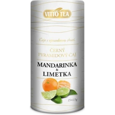Vitto tea čaj Tubus Mandarinka & Limetka 15 sáčků