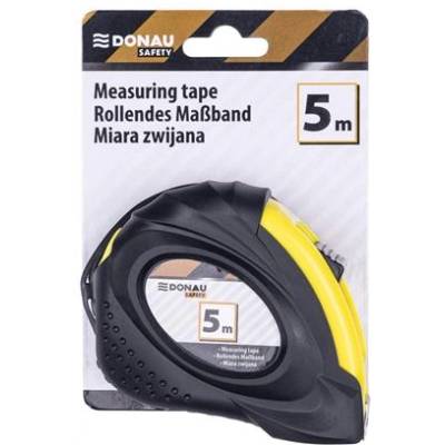 DONAU Измервателна лента, 5 м x 19 мм, DONAU "Safety", черно-жълта 18215351-99 (18215351-99)