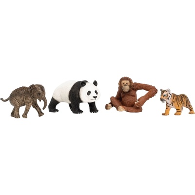 Schleich Фигури Schleich Wild Life - Стартов комплект Азия (42736-93350)