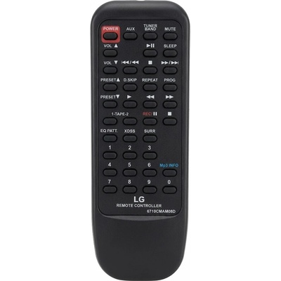 Diaľkový ovládač Emerx LG LM-M140, LX-M140