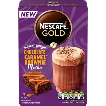 NESCAFÉ Chocolate Caramel Brownie Mocha - Nescafé® Gold - 7 sticks of instant coffee