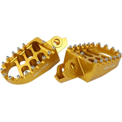 BikeTek MX kovania Wide Platforma stúpačkách Suzuki Gold 44GD FOX44GD