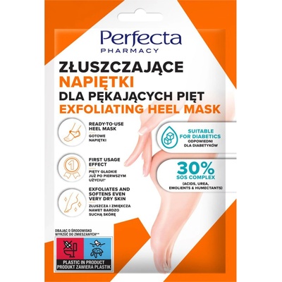 Perfecta Pharmacy Exfoliačné ponožky na praskajúce päty 1 pár