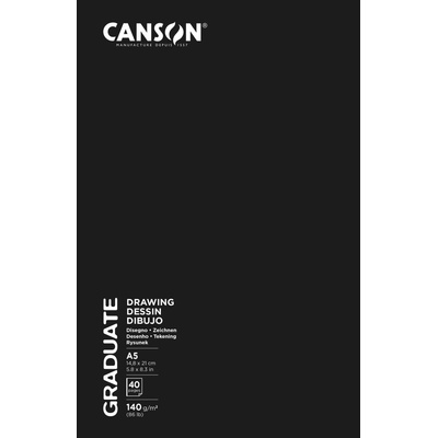 Canson Skicár Graduate Art Book Sketch & Draw 140 g/m² 40 listov A5 pevná väzba