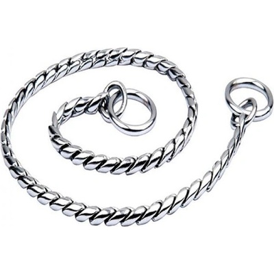 Здрав Метален Нашийник за Куче змийска плетка (3831)