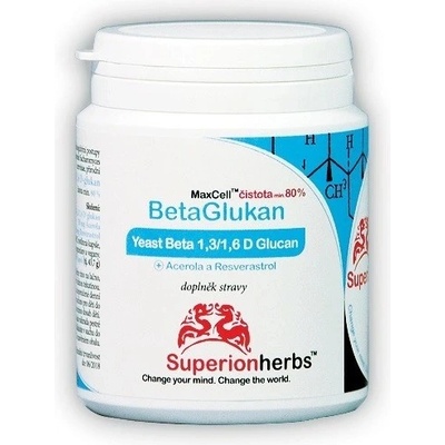 Superionherbs Betaglukan Maxcell 90 kapslí Balení 2 ks