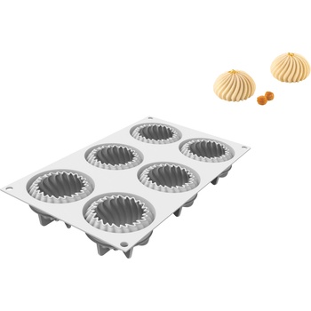 Silikomart Форма за сладки Mini Wave (26.406.13.0065)