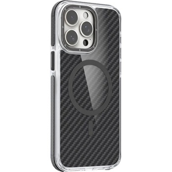 Gigapack iPhone 16 Pro Max GIGAPACK Силиконов протектор за телефон, удароустойчив, MagSafe, черен GP-176038 (GP-176038)