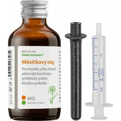 Dědek kořenář Balíček Měsíčkový olej s násadcem a injekcí MO 50 ml – Hledejceny.cz