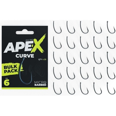 RidgeMonkey Ape-X Curve Barbed Bulk Pack veľ.4 25ks