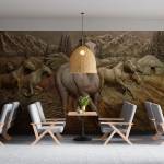 Art Gift Decor Фототапет Стадо коне