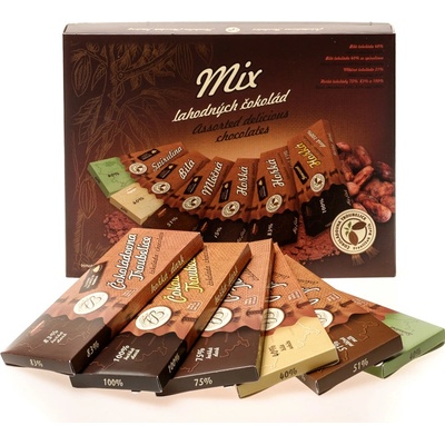 Čokoládovna Troubelice Dárkové balení čokolád Mix 270 g