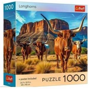 Trefl Puzzle 1000 USA Collection: Longhorns TREFL