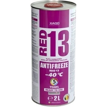 XADO Антифриз Лилав xado g13 -40 2 литра - xa 50213 (xado g13 -40 2 литра - xa 50213)