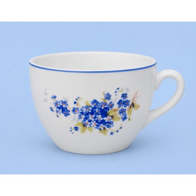 český porcelán Dubí Šálka Milada Nezábudky 250 ml