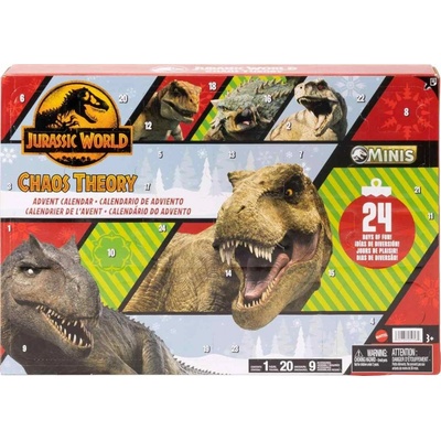 Mattel Jurský Park Minis Chaos Theory adventní kalendář