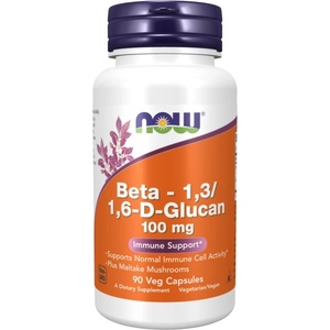 NOW Beta 1, 3/1, 6 - D - Glucan - 100 mg [90 капсули]