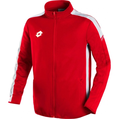 Lotto Elite Plus Jr Sweat FZ PL červená,biela