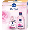 Nivea Face Rose Touch hydratační denní gel-krém 50 ml + micelární voda 400 ml dárková sada