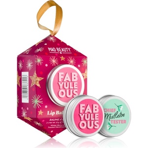 Mad Beauty FabYuleOus подхранващ балсам за устни дуо 2x12 гр