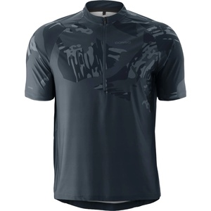 Gonso Мъжка фланелка с къс ръкав за колоездене Gonso Adventure Jersey 3/4 Zip Cycling jersey - Outerspace - размер M (056-4106-0212)