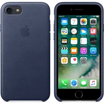 Púzdro Apple Leather Case iPhone 8/7 Cosmos modré
