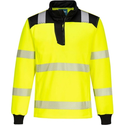 Portwest mikina PW326 reflexní Žluto čierna