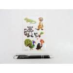 Mádara ANIMAL stickers, 14x7 cm, foil