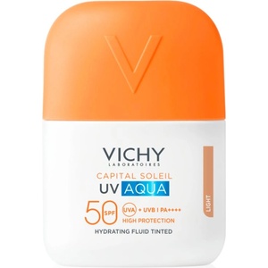 Vichy Capital Soleil UV Aqua защитна тонирана течност за лице с хидратиращ ефект SPF 50 50ml