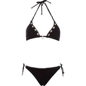Banana Moon Дамско бикини горнище Banana Moon Women's Yero Black Bikini top - Noir - размер 40 (FR) (150-5334-0114)