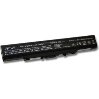 Image 1 of VHBW Батерия за Asus P31 / P41 / U41 / X35, 4400 mAh (800103393)