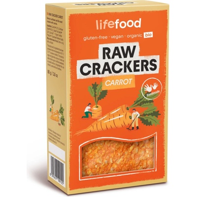 Lifefood Life crackers Mrkvánky Raw Bio 80 g