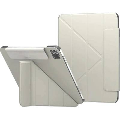 SwitchEasy Origami Case - полиуретанов кейс и поставка за iPad Pro 11 M1 (2021), iPad Pro 11 (2020), iPad Pro 11 (2018), iPad Air 5 (2022), iPad Air 4 (2020) (сив)