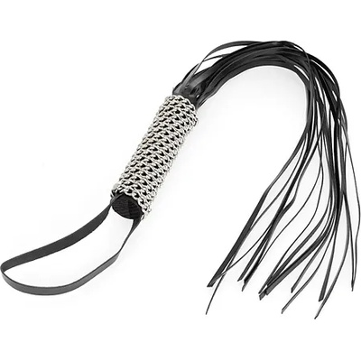 Rimba Кожен камшик с дръжка от верига