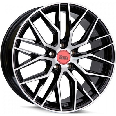 MAM RS4 7,5x17 5x112 ET35 black polished