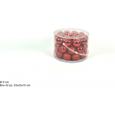 MAKRO Gule vianočné 5cm 42ks
